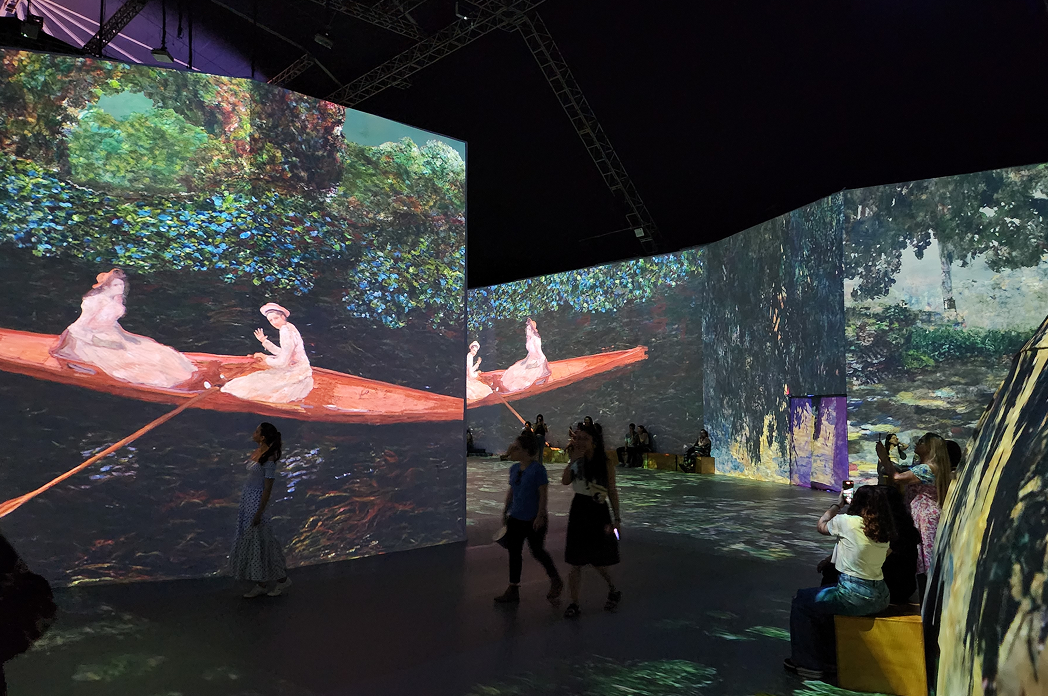 Preview monet à beira d’água: exposição imersiva
